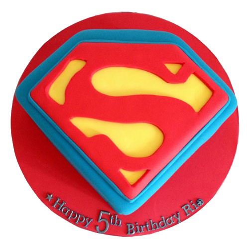 2 kg Superman Designed Cake